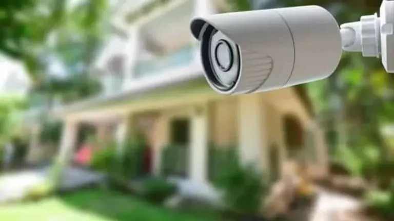 Imagen de referencia de una vivienda protegida con una c&aacute;mara de seguridad. DEPOSITPHOTOS