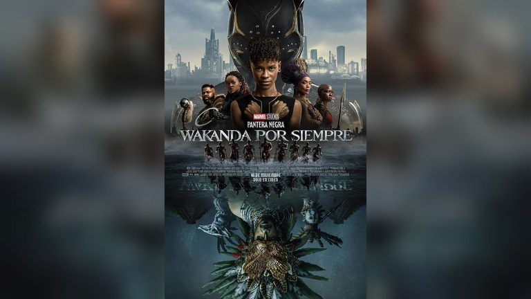 P&oacute;ster promocional de la pel&iacute;cula Black Panther Wakanda Por Siempre