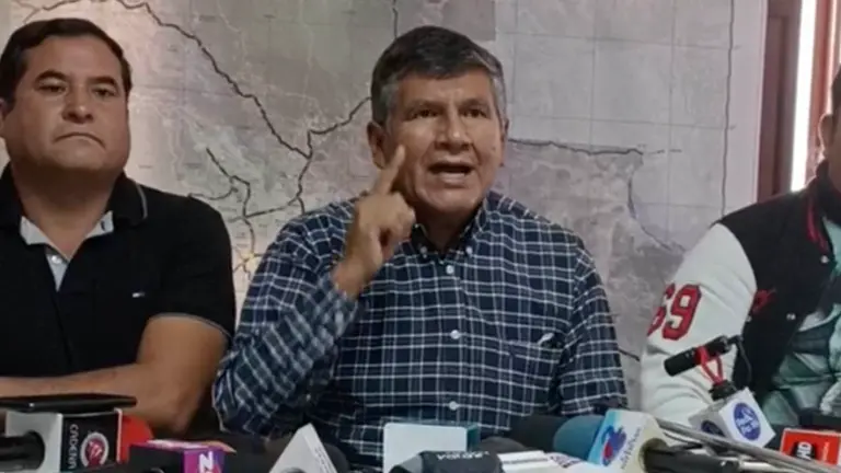 El m&aacute;ximo dirigente del transporte federado de Cochabamba, Jos&eacute; Orellana. NICOLE VARGAS
