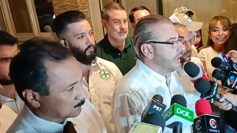 El presidente del Comité Cívico Pro Santa Cruz, Rómulo Calvo. 