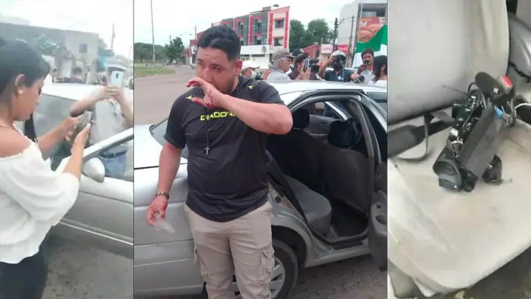 Periodista y camar&oacute;grafo denuncian &ldquo;robo y ataques&rdquo; en punto de bloqueo