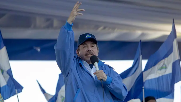 El presidente de Nicaragua, Daniel Ortega, en una fotografía de archivo. EFE