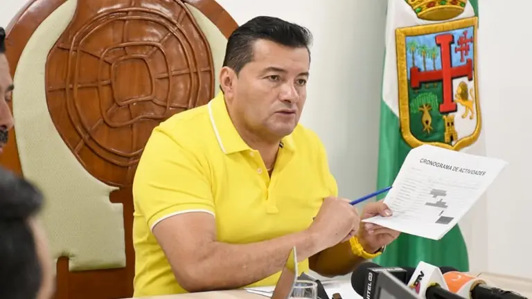 Jhonny Fern&aacute;ndez, alcalde de Santa Cruz./ RRSS
