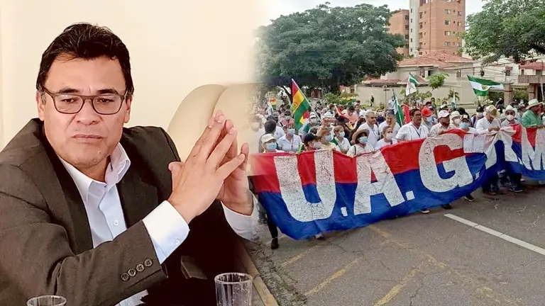 El diputado oficialista Jerges Mercado, quien refiri&oacute; que la UAGRM es "una de las peores del mundo".