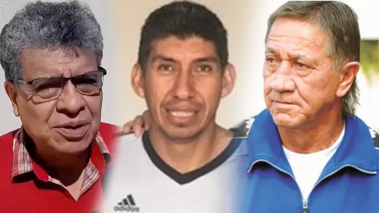 &Oacute;scar Galdo (i), el Cuchar&oacute;n Olivares y Eduardo Villal&oacute;n RRSS/DOSIS DE F&Uacute;TBOL
