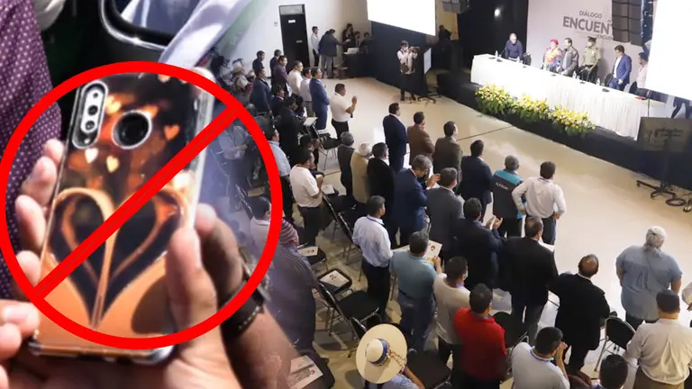 El Encuentro por el Censo se desarrolla sin celulares, en reserva y habr&iacute;a diputados./ APG
