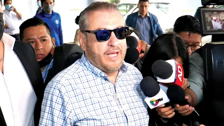 El presidente del Comité Cívico pro Santa Cruz, Rómulo Calvo. APG