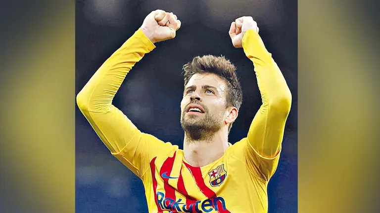 Gerard Piqu&eacute;, durante un partido con el Bar&ccedil;a. INSTAGRAM GERARD PIQU&Eacute;