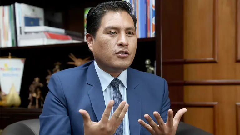 El ministro de Salud, Jeyson Auza, en una imagen de archivo. EFE