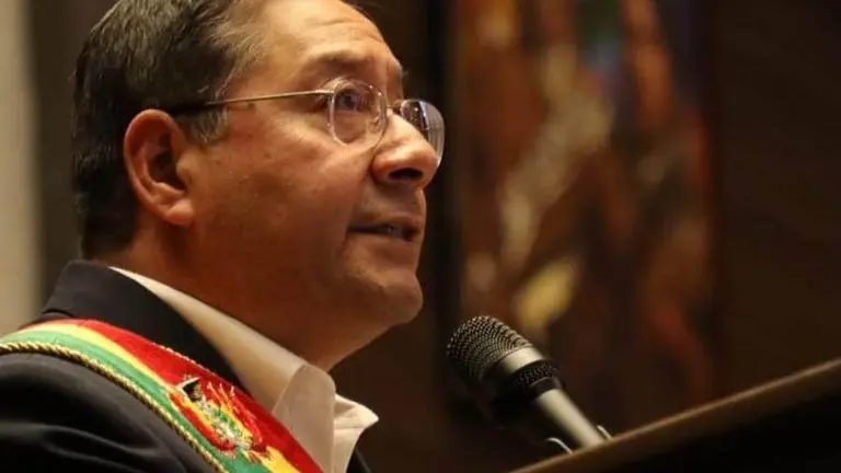 El presidente Luis Arce. FACEBOOK LUCHO ARCE