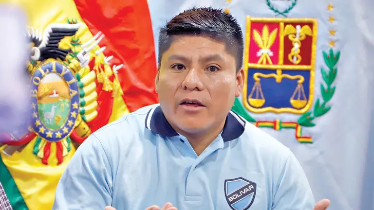El senador del MAS Leonardo Loza. APG