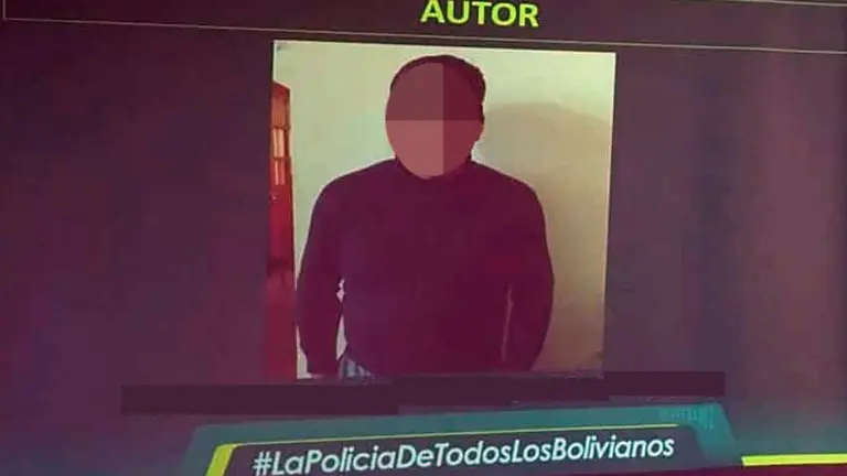 El guardia, sindicado de atacar a un supuesto ladr&oacute;n, en La Paz. CAPTURA DE VIDEO