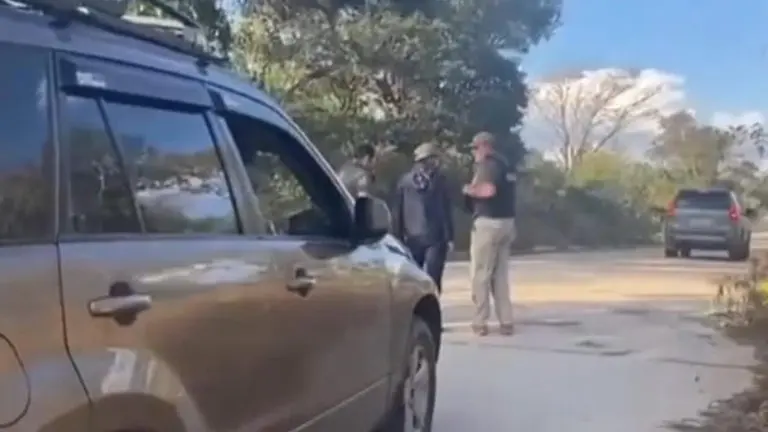 Para la segunda nota de la 11. Policía investiga el triple crimen en Porongo. ABI