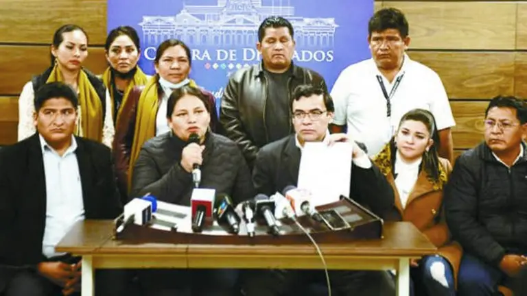 Diputados del MAS presentan anteproyecto de ley para redistribuci&oacute;n de esca&ntilde;os./ Ox&iacute;geno
