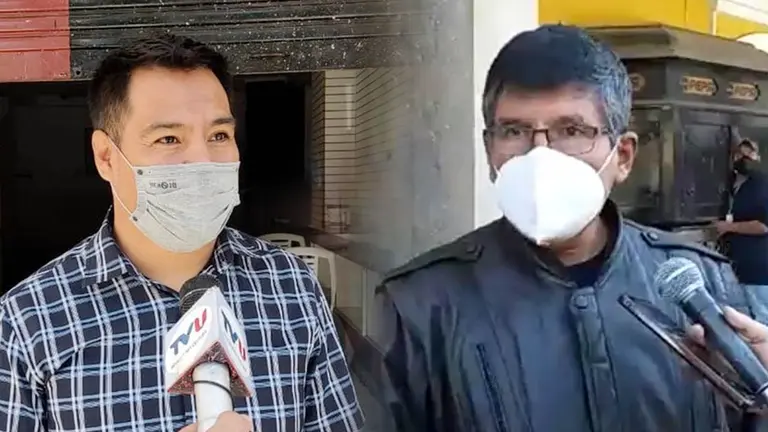 Mario Ramos del transporte libre en Cochabamba (izq) y Jos&eacute; Orellana del Federado (der)./ OPINI&Oacute;N