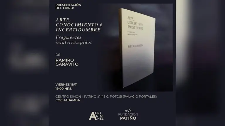 Arte gr&aacute;fico de la presentaci&oacute;n del libro