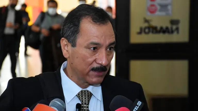 El rector de la UAGRM, Vicente Cu&eacute;llar. APG