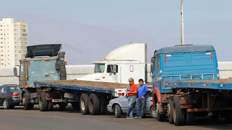 Sobre huelga en Chile. EFE