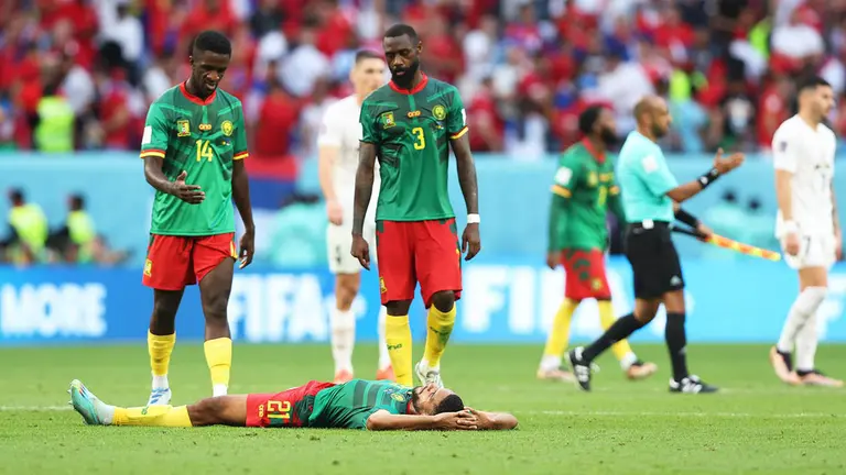 3-3. Camer&uacute;n y Serbia empatan a locura./  EFE