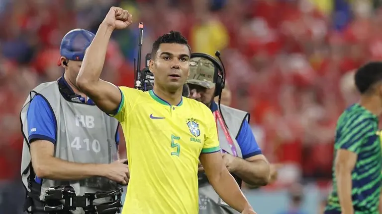 Casemiro, el autor del gol en la victoria de Brasil ante Suiza. EFE