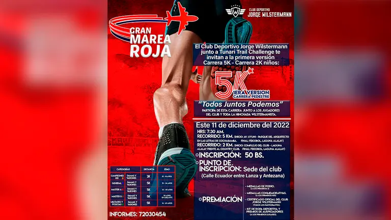 Sobre Carrera Pedestre 5K. CORTES&Iacute;A