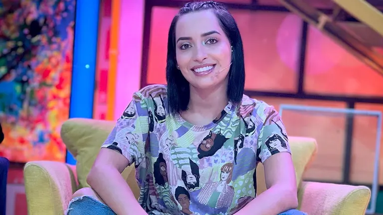 La presentadora de televisión, Claudia Peña. URGENTE.BO