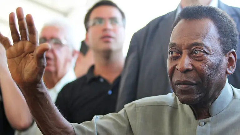 El exfutbolista brasile&ntilde;o Edson Arantes do Nascimento 'Pel&eacute;'. EFE