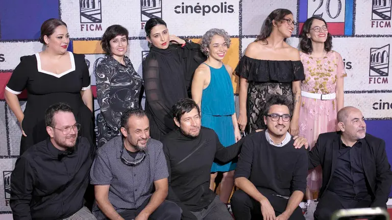 Fotografía de archivo de animadores de la película &ldquo;Pinocchio&rdquo;, que posan durante una alfombra roja en el marco del Festival Internacional de Cine de Morelia, en el estado de Michoacán (México). EFE