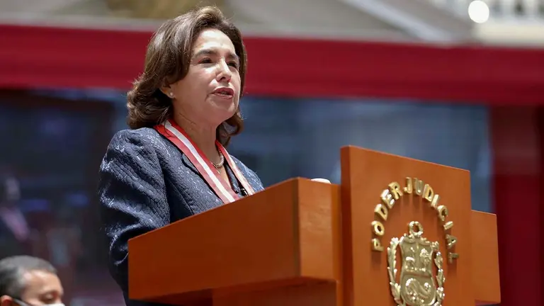 La presidenta del Poder Judicial peruano, Elvia Barrios, en una fotograf&iacute;a de archivo. EFE