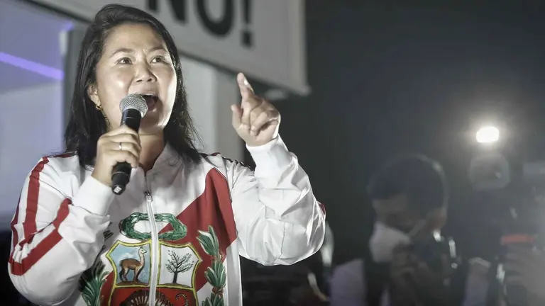 La líder opositora peruana Keiko Fujimori, en una fotografía de archivo. EFE