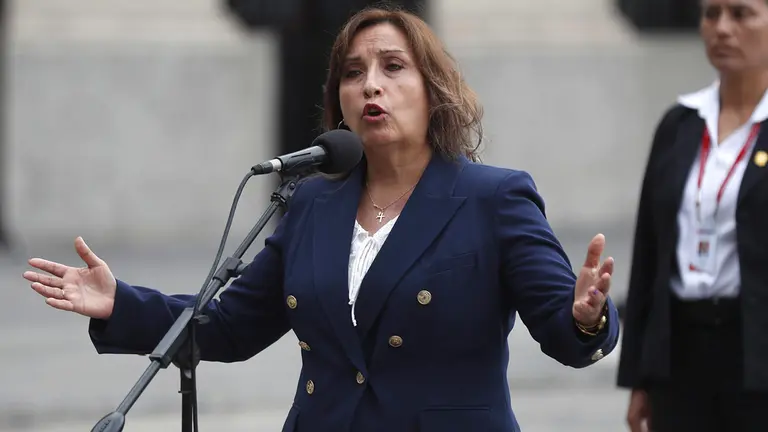 Boluarte, presidente de Per&uacute;. EFE