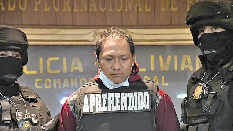 Ramiro Mamani, feminicida de Marcia Estrella. MINISTERIO DE GOBIERNO