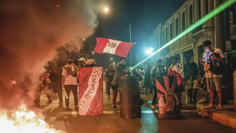 Sobre la situaci&oacute;n en Per&uacute;. EFE