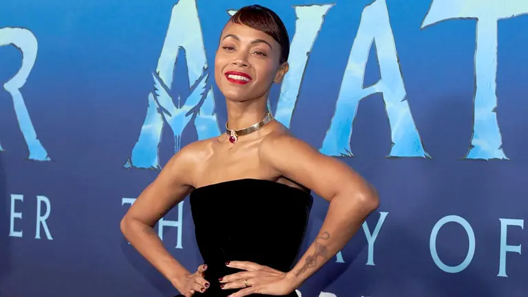 La actriz Zoe Saldana en la premiere de 'Avatar- The Way of Water', en una fotografía de archivo. EFE