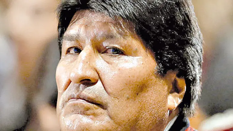 Evo Morales, expresidente de Bolivia.       ARCHIVO