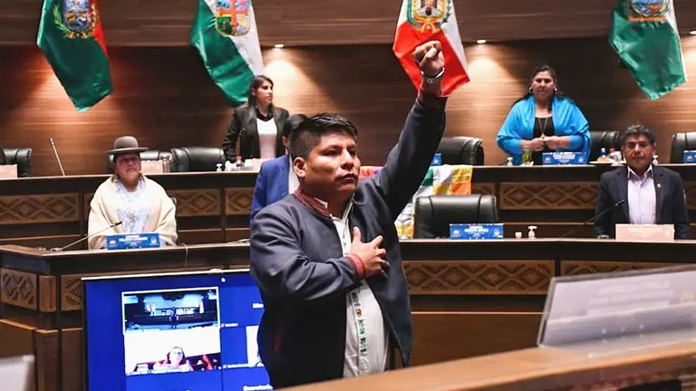 El senador del MAS Leonardo Loza. Facebook Leonardo Loza