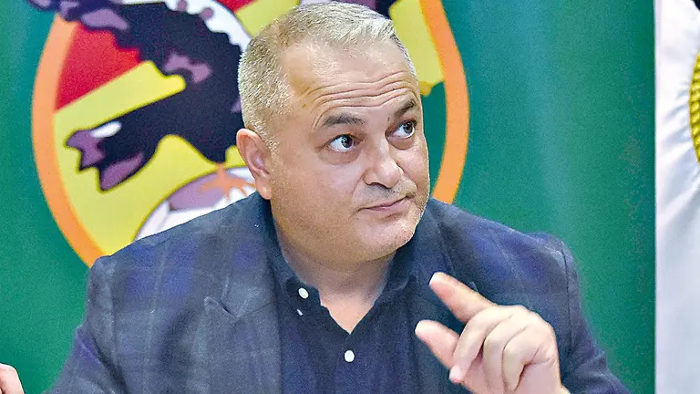 Fernando Costa, presidente de la Federaci&oacute;n Boliviana de F&uacute;tbol (FBF). APG