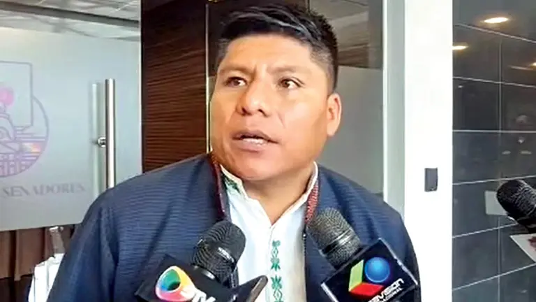 El senador del MAS Leonardo Loza. RKC