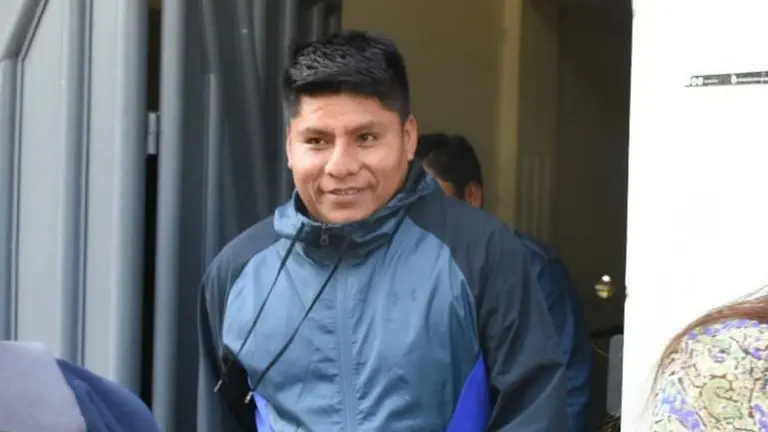 El senador del MAS Leonardo Loza, este 26 de diciembre en Cochabamba. DICO SOL&Iacute;S