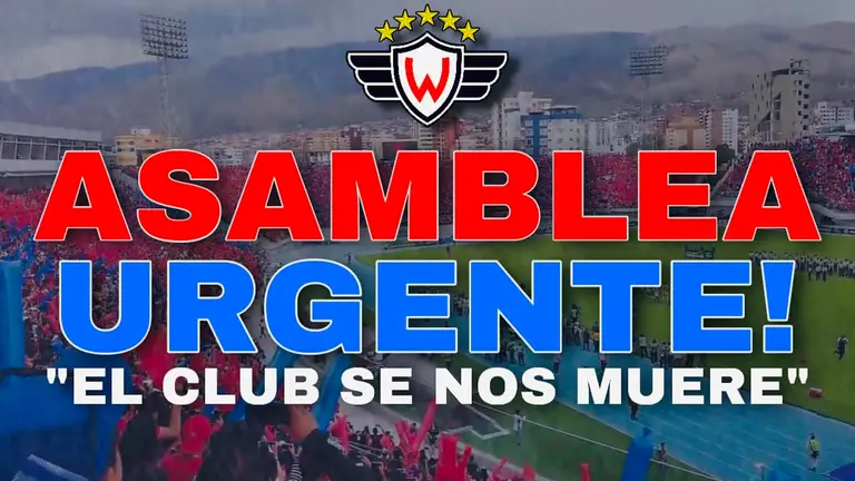 Afiche publicado por p&aacute;ginas de hinchas. RRSS