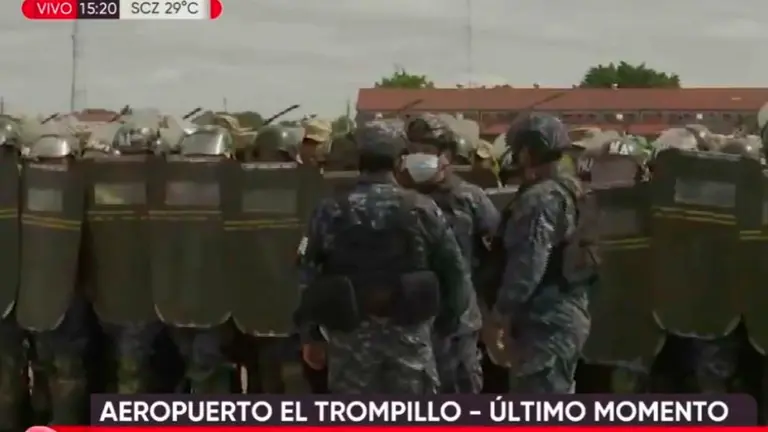 El Aeropuerto de El Trompillo. CAPTURA DE VIDEO