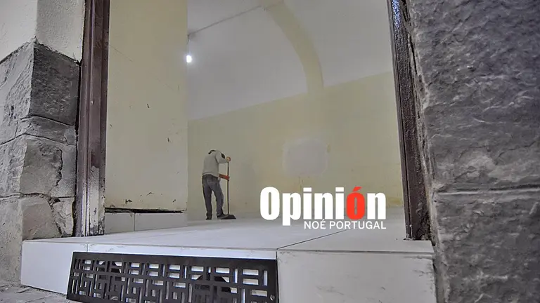 Trabajos de mejora en la infraestructura de la Casa de las Culturas de la Gobernación.      NOÉ PORTUGAL