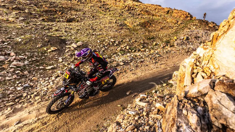 El piloto boliviano en el Dakar. TEAM NOSIGLIA