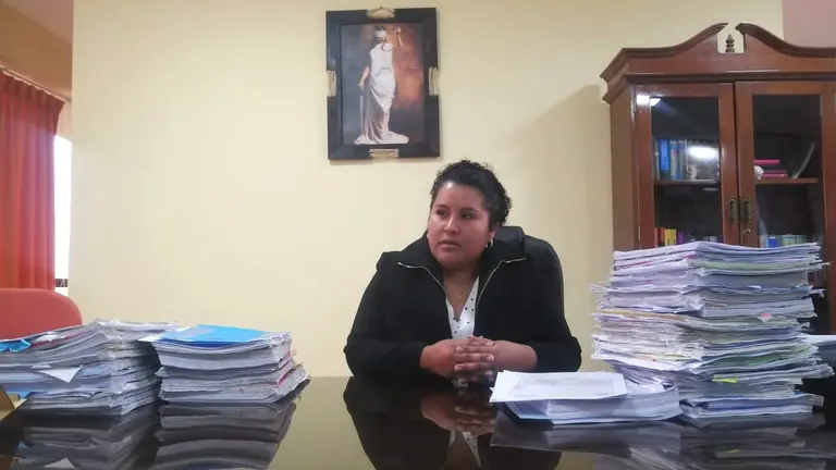 La juez Violeta Guzm&aacute;n Camacho. CORTES&Iacute;A