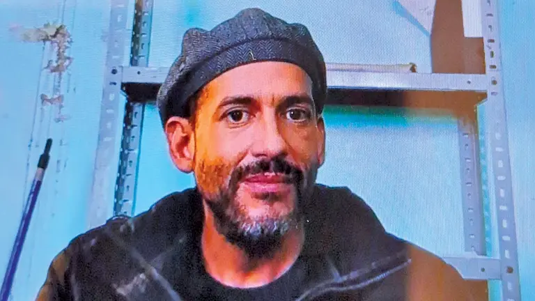 El gobernador Luis Fernando Camacho durante una audiencia virtual./ ABI