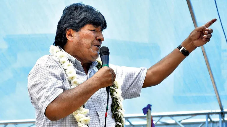 El expresidente Evo Morales, en una fotograf&iacute;a de archivo. EFE
