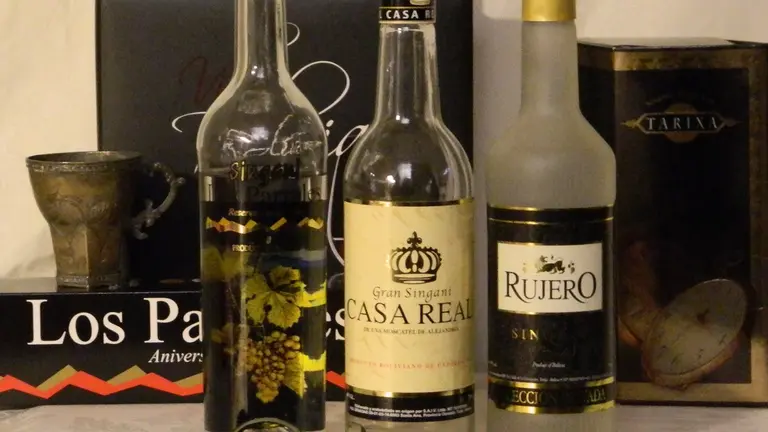 Distintas marcas de Singani boliviano. RRSS