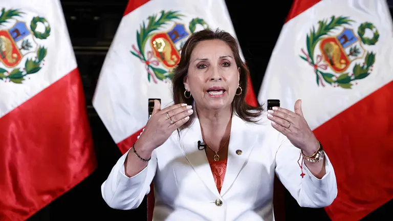 Dina Boluarte, presidenta del Per&uacute;./ ARCHIVO