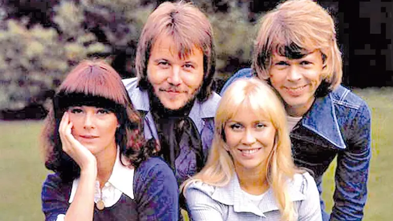 El elenco de la agrupación sueca Abba. AGENCIAS