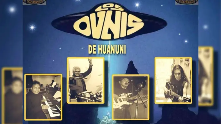Un afiche promocional de un show de Los Ovnis de Huanuni. Facebook Ovnis de Huanuni